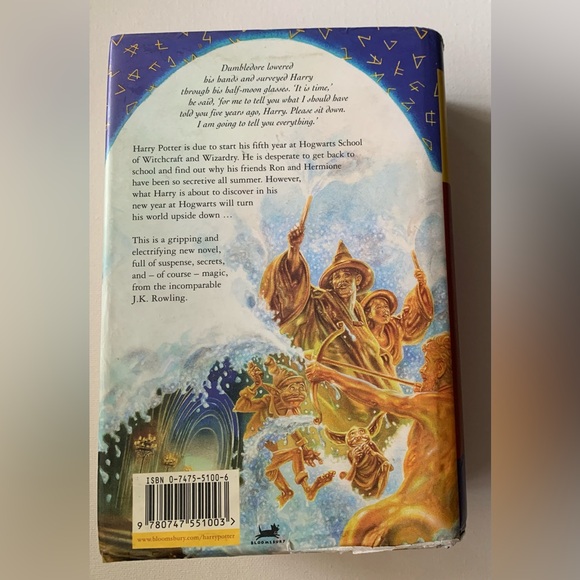 Harry Potter and the Order of the Phoenix book (Great Britain addition) - Picture 3 of 7